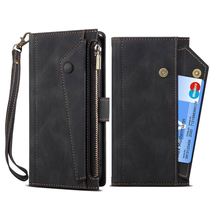For Google Pixel 7 Pro 5G Retro Frosted Horizontal Flip Leather Phone Case(Black) - free shipping - PMC TechLife - Order now!