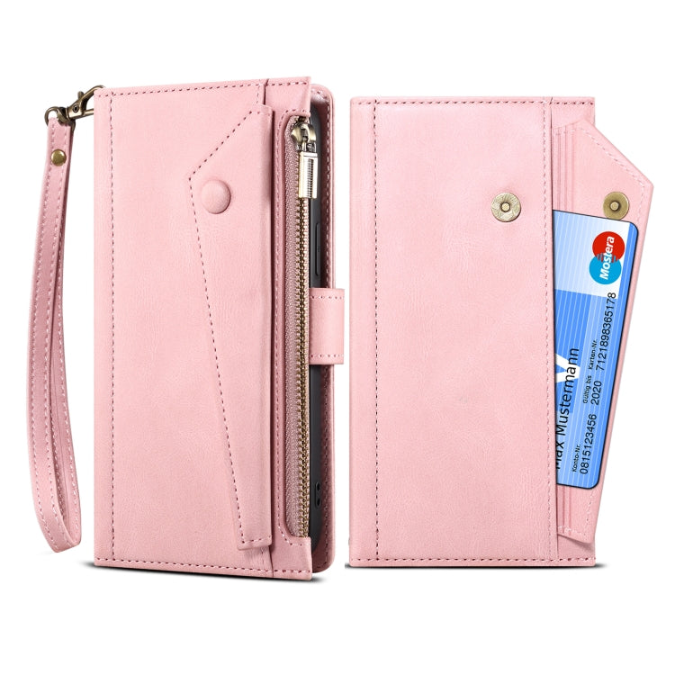 For Google Pixel 7 Pro 5G Retro Frosted Horizontal Flip Leather Phone Case(Rose Gold) - Google Cases by PMC TechLife | Online Shopping South Africa | PMC TechLife | Buy Now Pay Later Mobicred