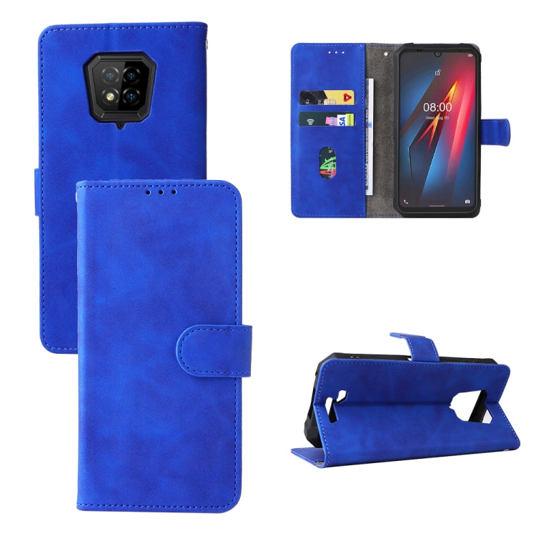 For Ulefone Armor 8 Skin Feel Magnetic Buckle Calf Texture Leather Phone Case(Blue) - Ulefone Cases by PMC Jewellery | Online Shopping South Africa | PMC Jewellery | Buy Now Pay Later Mobicred