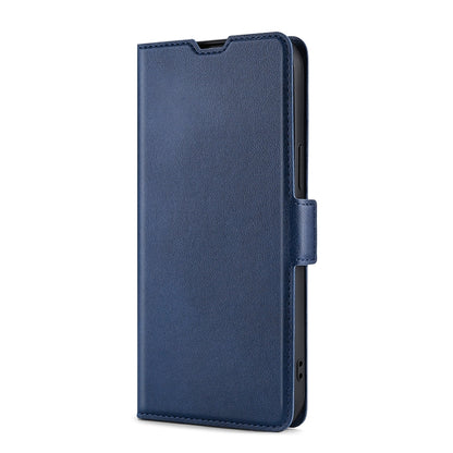For Blackview A70 Ultra-thin Voltage Side Buckle PU + TPU Leather Phone Case(Blue) - More Brand by PMC Jewellery | Online Shopping South Africa | PMC Jewellery | Buy Now Pay Later Mobicred