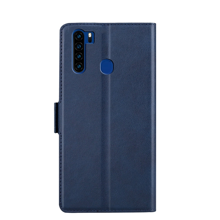 For Blackview A80 Pro Ultra-thin Voltage Side Buckle PU + TPU Leather Phone Case(Blue) - More Brand by PMC Jewellery | Online Shopping South Africa | PMC Jewellery | Buy Now Pay Later Mobicred