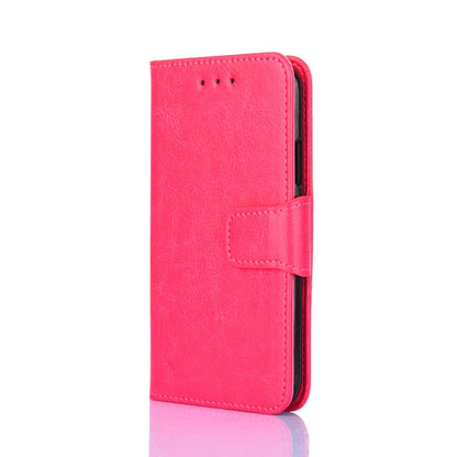 For Blackview A70 Crystal Texture Leather Phone Case(Rose Red) - More Brand by PMC Jewellery | Online Shopping South Africa | PMC Jewellery | Buy Now Pay Later Mobicred