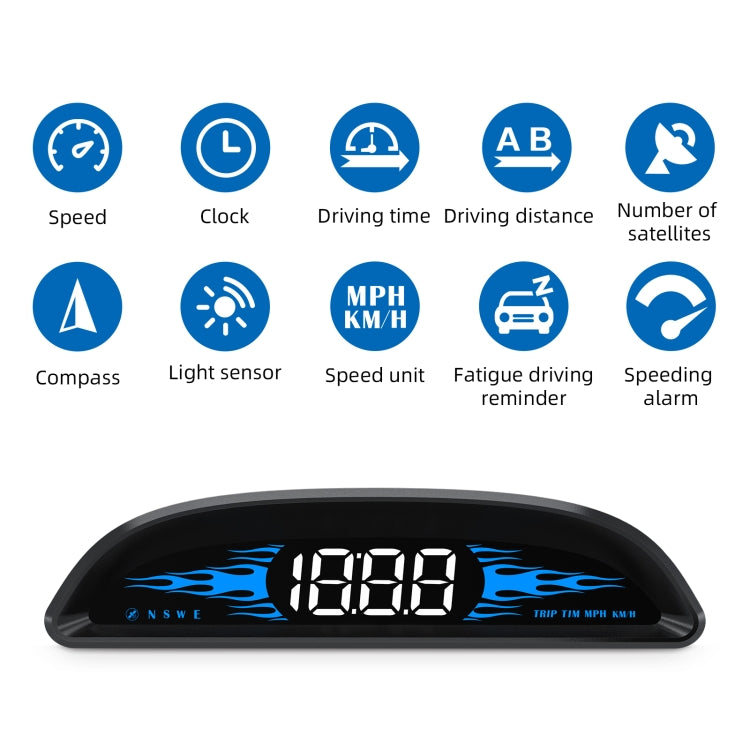 G2 Car HD GPS Head-Up Display HUD System - Head Up Display System by PMC TechLife | Online Shopping South Africa | PMC TechLife | Buy Now Pay Later Mobicred