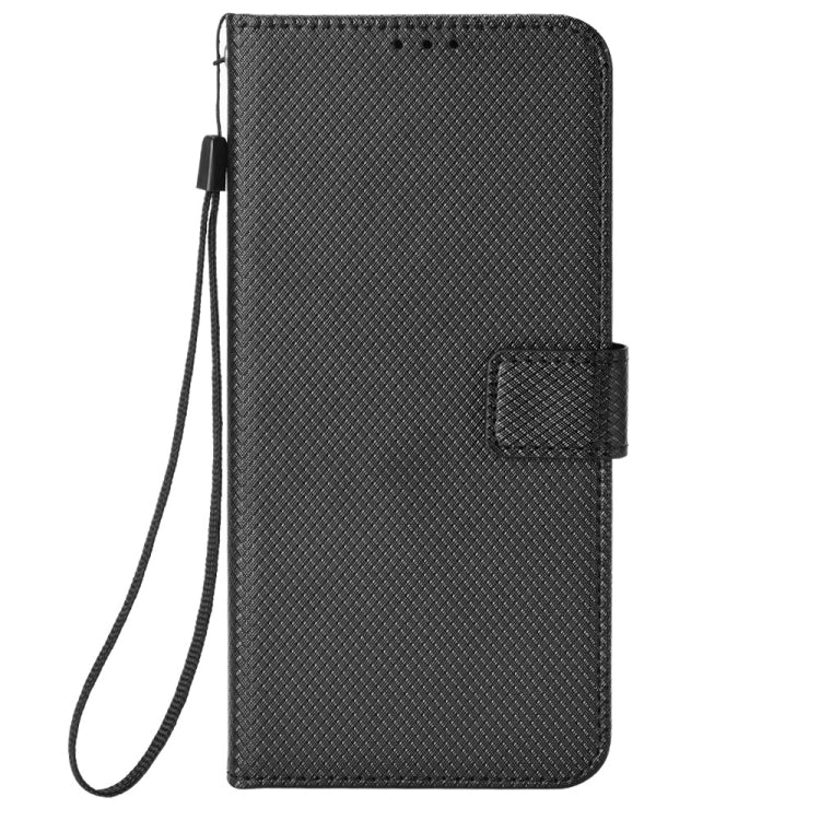 For Doogee S88 Pro / S88 Plus Diamond Texture Leather Phone Case(Black) - Doogee Cases by PMC TechLife | Online Shopping South Africa | PMC TechLife | Buy Now Pay Later Mobicred