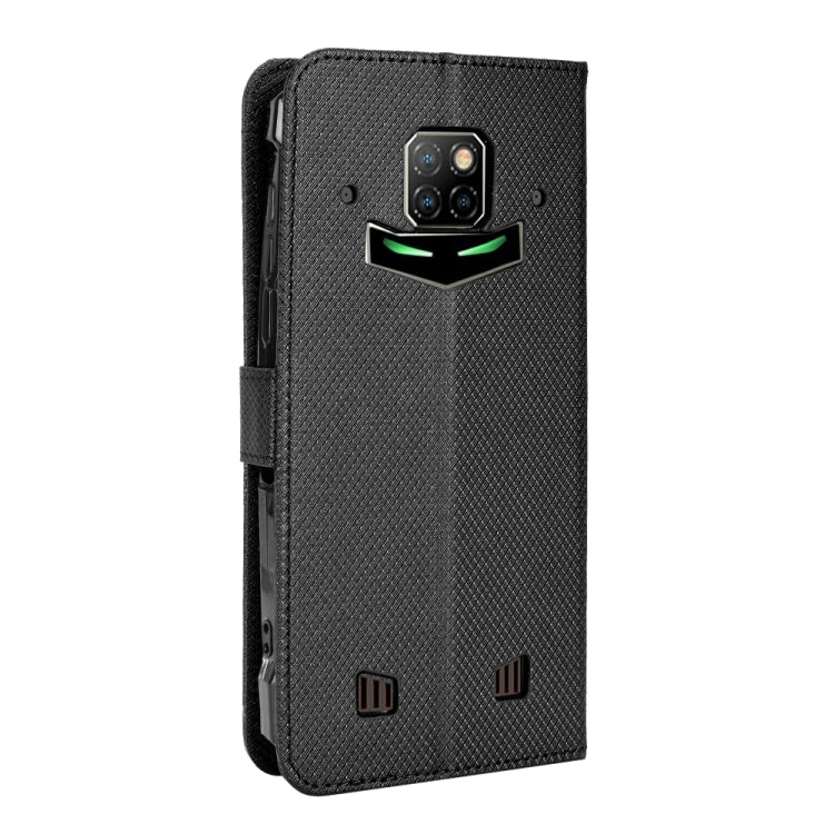 For Doogee S88 Pro / S88 Plus Diamond Texture Leather Phone Case(Black) - Doogee Cases by PMC TechLife | Online Shopping South Africa | PMC TechLife | Buy Now Pay Later Mobicred