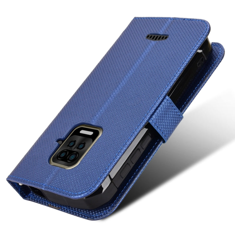 For Doogee S59 / S59 Pro Diamond Texture Leather Phone Case(Blue) - Doogee Cases by PMC Jewellery | Online Shopping South Africa | PMC Jewellery | Buy Now Pay Later Mobicred