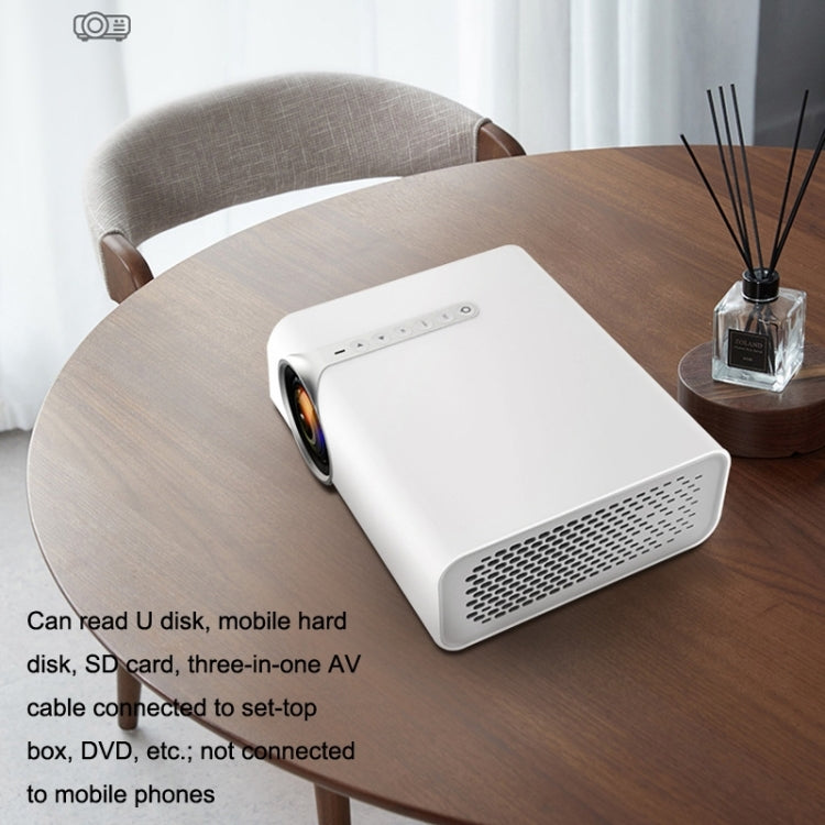 YG530 LED Small 1080P Wireless Screen Mirroring Projector, Power Plug:US Plug(Black) - LED Projector by PMC TechLife | Online Shopping South Africa | PMC TechLife | Buy Now Pay Later Mobicred