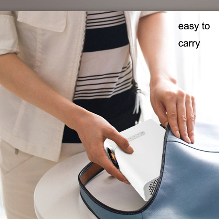 YG530 LED Small 1080P Wireless Screen Mirroring Projector, Power Plug:US Plug(White) - LED Projector by PMC TechLife | Online Shopping South Africa | PMC TechLife | Buy Now Pay Later Mobicred