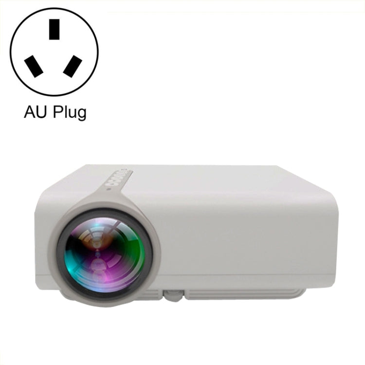 YG530 LED Small 1080P Wireless Screen Mirroring Projector, Power Plug:AU Plug(White) - LED Projector by PMC Jewellery | Online Shopping South Africa | PMC Jewellery | Buy Now Pay Later Mobicred