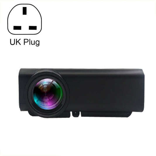 YG530 LED Small 1080P Wireless Screen Mirroring Projector, Power Plug:UK Plug(White) - LED Projector by PMC Jewellery | Online Shopping South Africa | PMC Jewellery | Buy Now Pay Later Mobicred