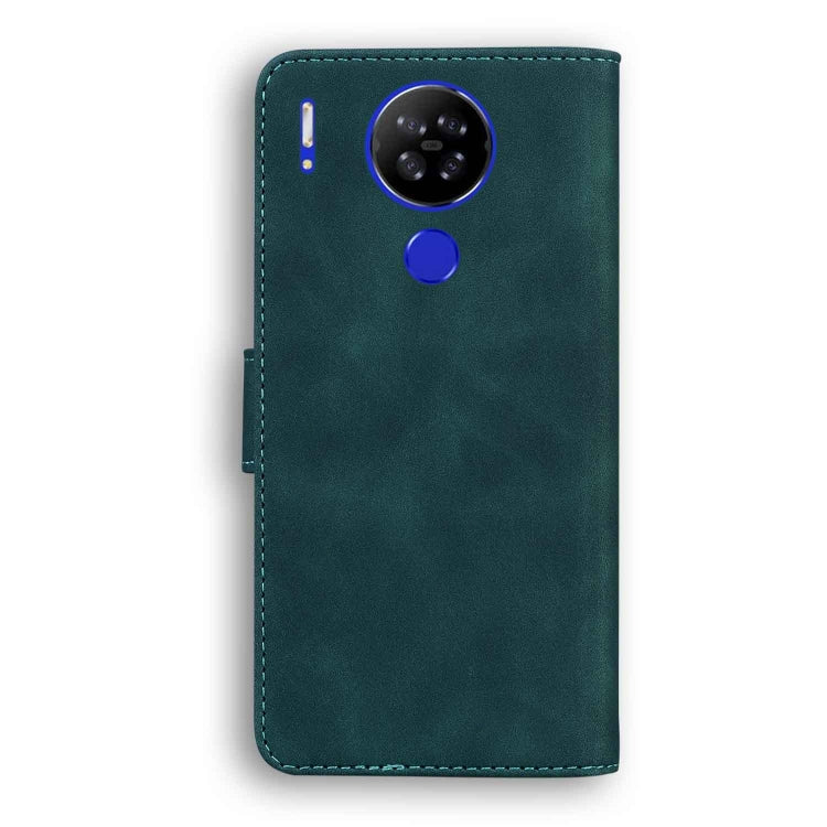For Blackview A80 Skin Feel Pure Color Flip Leather Phone Case(Green) - More Brand by PMC TechLife | Online Shopping South Africa | PMC TechLife | Buy Now Pay Later Mobicred