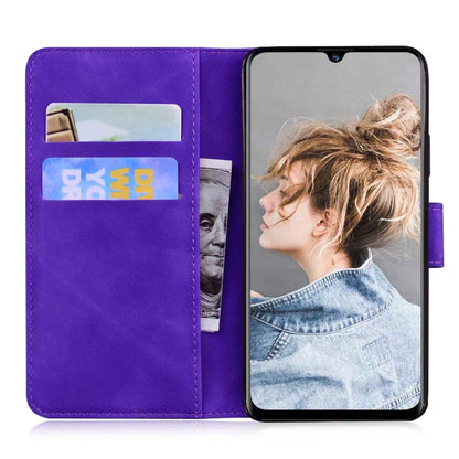 For Blackview A80 Skin Feel Pure Color Flip Leather Phone Case(Purple) - More Brand by PMC Jewellery | Online Shopping South Africa | PMC Jewellery | Buy Now Pay Later Mobicred