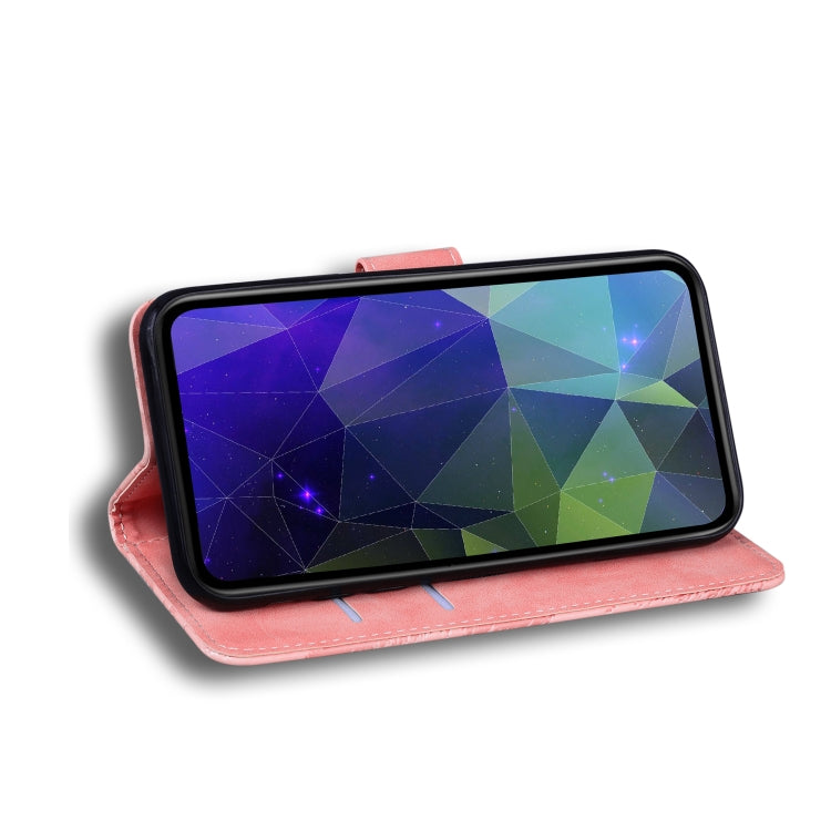 For Blackview A80 Skin Feel Pure Color Flip Leather Phone Case(Pink) - More Brand by PMC TechLife | Online Shopping South Africa | PMC TechLife | Buy Now Pay Later Mobicred