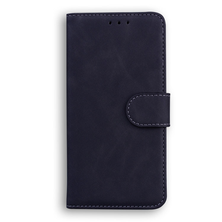 For Blackview A80 Pro Skin Feel Pure Color Flip Leather Phone Case(Black) - More Brand by PMC TechLife | Online Shopping South Africa | PMC TechLife