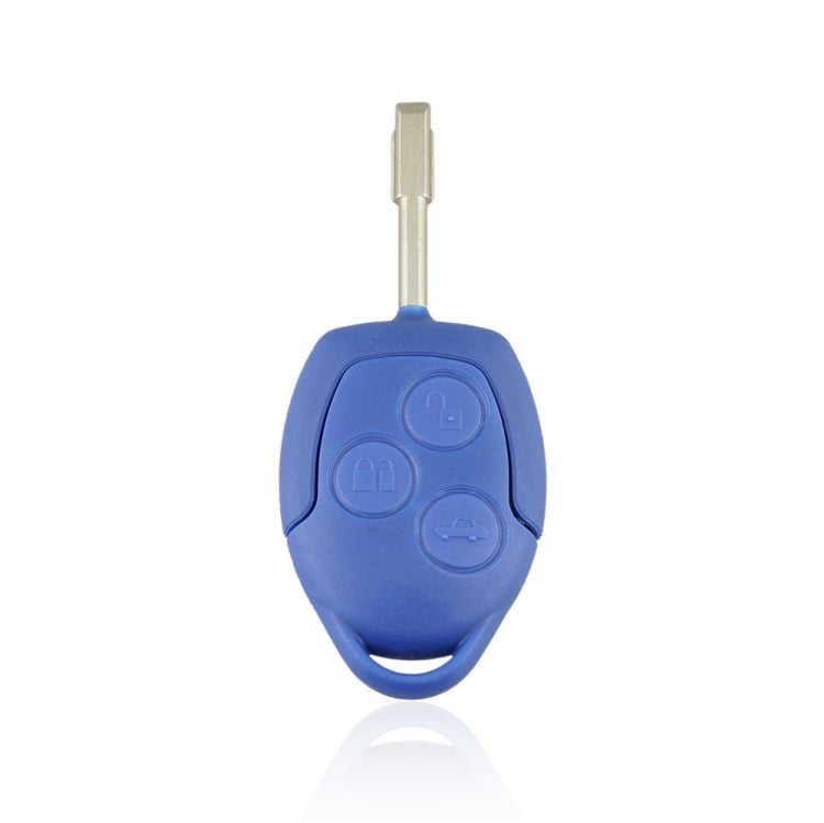 A153 Straight Car Key Shell Round Embryo Metal Embryo Length 35mm for Ford Transit 3-button - Car Key Cases by PMC TechLife | Online Shopping South Africa | PMC TechLife | Buy Now Pay Later Mobicred