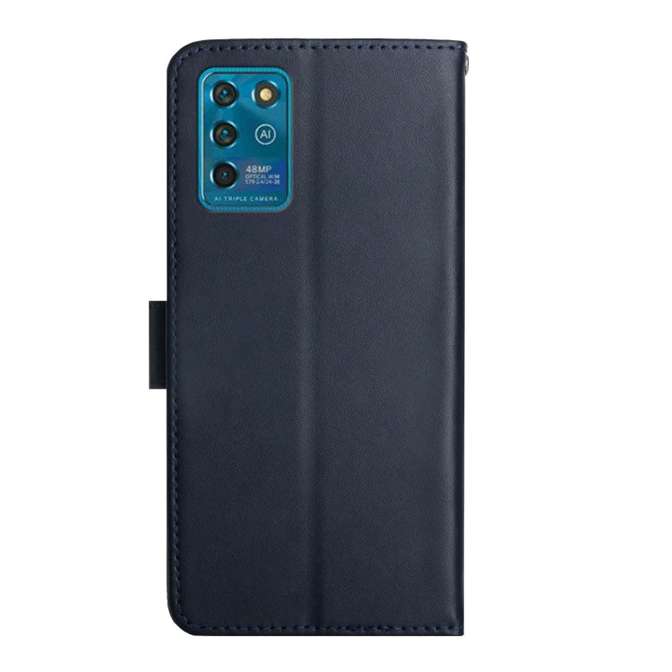 For ZTE Blade V30 Vita Genuine Leather Fingerprint-proof Horizontal Flip Phone Case(Blue) - ZTE Cases by PMC TechLife | Online Shopping South Africa | PMC TechLife | Buy Now Pay Later Mobicred