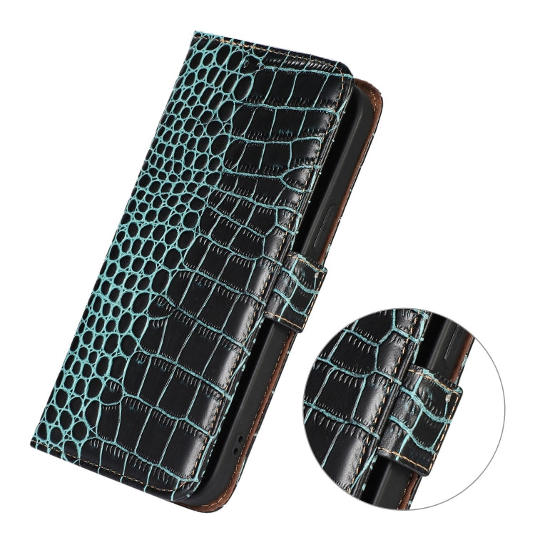 For Nokia C20 Plus Crocodile Top Layer Cowhide Leather Phone Case(Green) - free shipping - PMC TechLife - Order now!