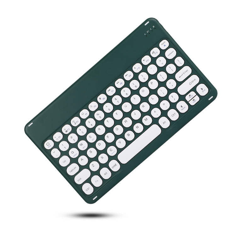X4 Universal Round Keys Panel Spray Color Bluetooth Keyboard(Dark Night Green) - Universal Keyboard by PMC TechLife | Online Shopping South Africa | PMC TechLife