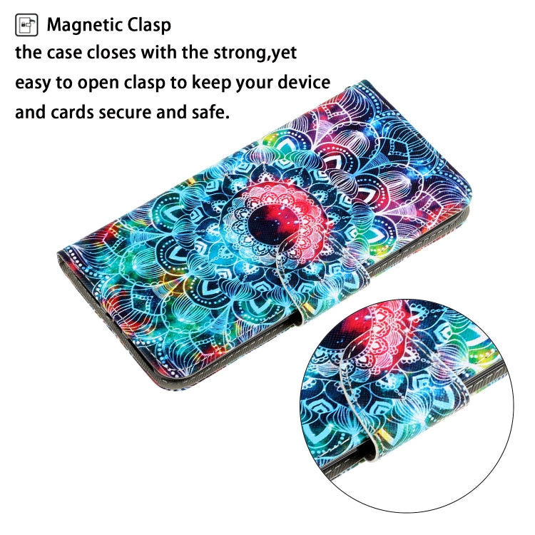 For Samsung Galaxy A33 5G 3D Colored Drawing Leather Phone Case(Mandala) - Galaxy Phone Cases by PMC Jewellery | Online Shopping South Africa | PMC Jewellery