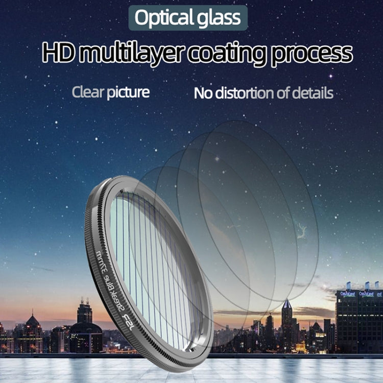 JSR Starlight Drawing Camera Lens Filter, Size:55mm(Streak Blue) - Other Filter by JSR | Online Shopping South Africa | PMC TechLife | Buy Now Pay Later Mobicred