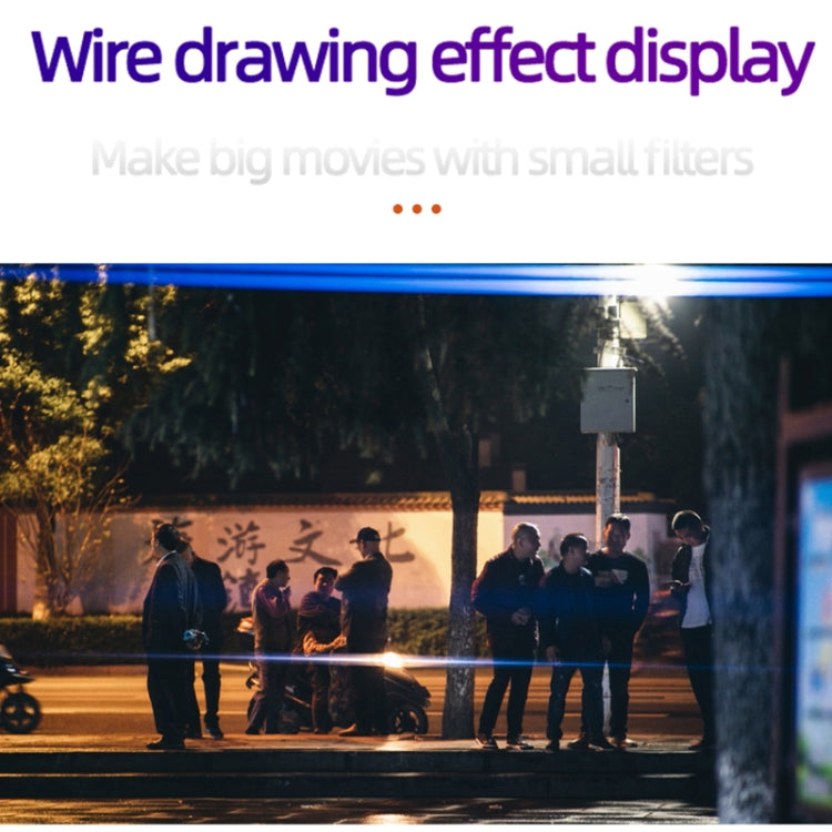 JSR Starlight Drawing Camera Lens Filter, Size:77mm(Streak Blue) - free shipping - PMC TechLife - Order now!