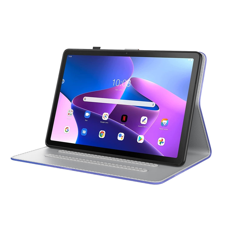 For Lenovo Tab M10 Plus 10.6 3rd Gen. Watercolor Pattern Skin Feel Magnetic Leather Tablet Case(Winter Snow) - Lenovo by PMC TechLife | Online Shopping South Africa | PMC TechLife | Buy Now Pay Later Mobicred
