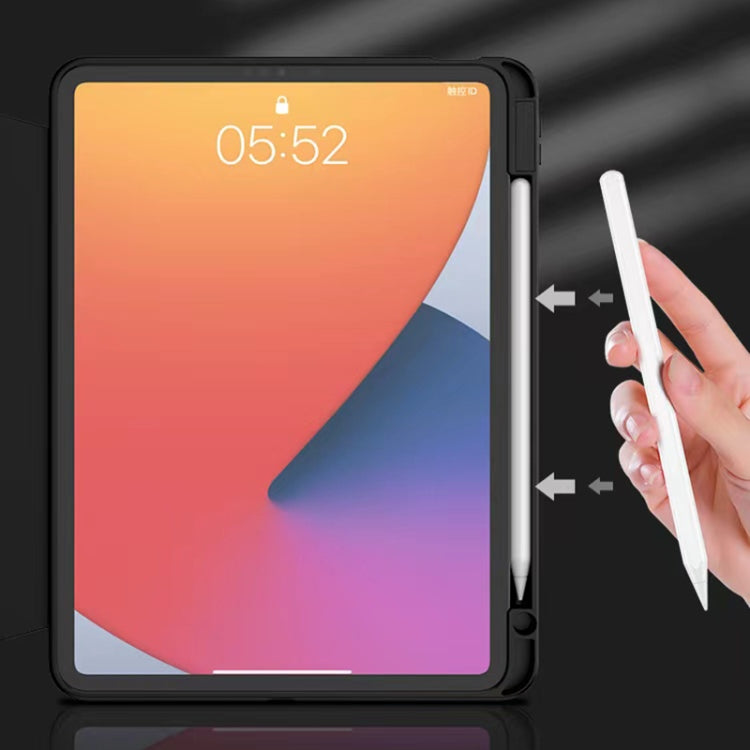 For iPad 10.2 2021 / 2020 / 2019 Mutural Jianshang Series Tablet Leather Smart Case(Dark Blue) - free shipping - PMC TechLife - Order now!