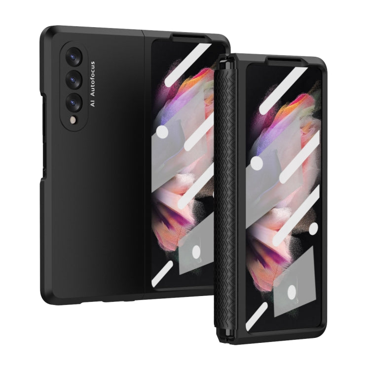 For Samsung Galaxy Z Fold3 5G 360 Full Body TPU Hinge Flip Phone Case(Black) - free shipping - PMC TechLife - Order now!