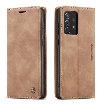 For Samsung Galaxy A73 5G CaseMe 013 Multifunctional Horizontal Flip Leather Phone Case(Brown) - Galaxy Phone Cases by CaseMe | Online Shopping South Africa | PMC Jewellery | Buy Now Pay Later Mobicred