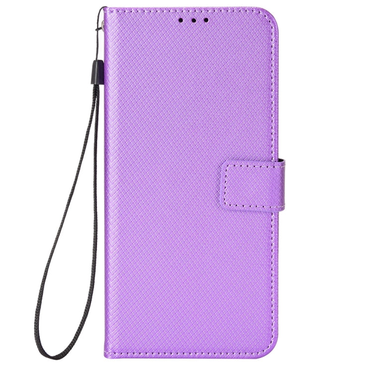 For Blackview A55 Pro Diamond Texture Leather Phone Case(Purple) - More Brand by PMC TechLife | Online Shopping South Africa | PMC TechLife | Buy Now Pay Later Mobicred