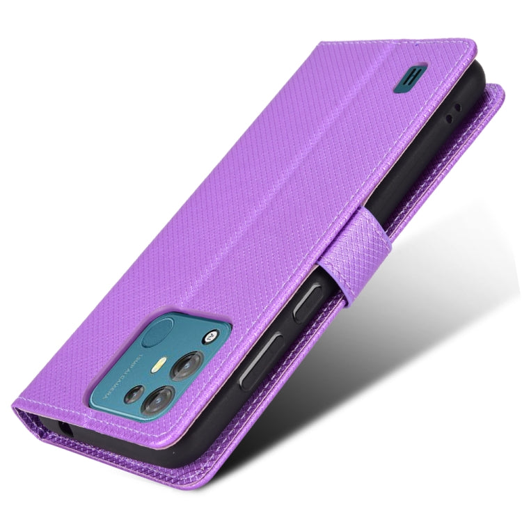 For Blackview A55 Pro Diamond Texture Leather Phone Case(Purple) - More Brand by PMC TechLife | Online Shopping South Africa | PMC TechLife | Buy Now Pay Later Mobicred