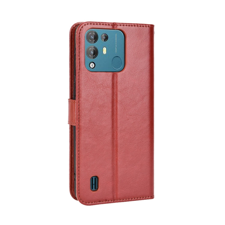 For Blackview A55 Pro Retro Crazy Horse Texture Leather Phone Case(Brown) - More Brand by PMC Jewellery | Online Shopping South Africa | PMC Jewellery | Buy Now Pay Later Mobicred