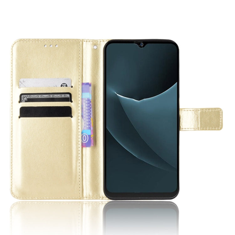 For Blackview A95 Retro Crazy Horse Texture Leather Phone Case(Gold) - More Brand by PMC Jewellery | Online Shopping South Africa | PMC Jewellery | Buy Now Pay Later Mobicred