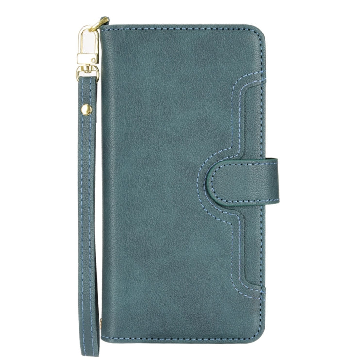 For Doogee X96 Pro Litchi Texture Zipper Leather Phone Case(Green) - Doogee Cases by PMC TechLife | Online Shopping South Africa | PMC TechLife | Buy Now Pay Later Mobicred