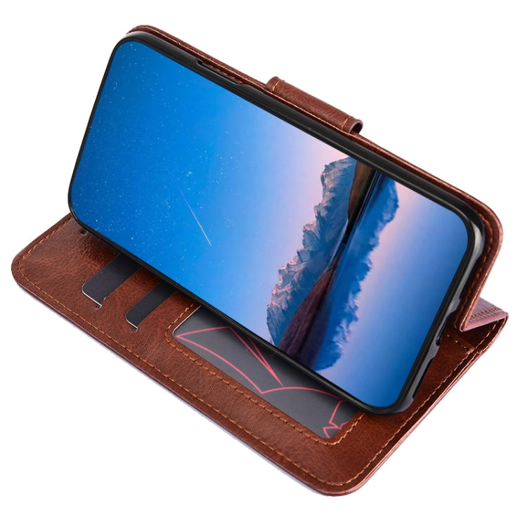 For Blackview A55 Crystal Texture Leather Phone Case(Brown) - More Brand by PMC Jewellery | Online Shopping South Africa | PMC Jewellery