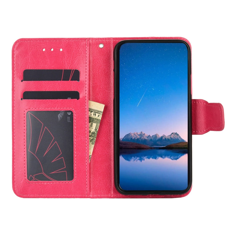 For Blackview A55 Pro Crystal Texture Leather Phone Case(Rose Red) - Huawei Cases by PMC Jewellery | Online Shopping South Africa | PMC Jewellery | Buy Now Pay Later Mobicred