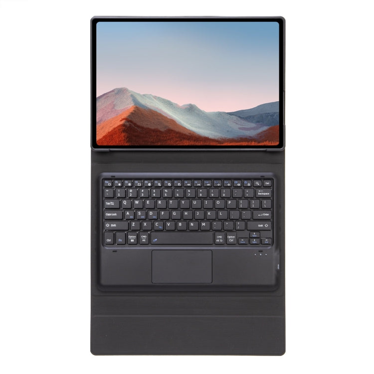 SF128-A Tree Texture Touchpad Bluetooth Keyboard Leather Tablet Case For Microsoft Surface Pro 8(Black) - Others Keyboard by PMC TechLife | Online Shopping South Africa | PMC TechLife