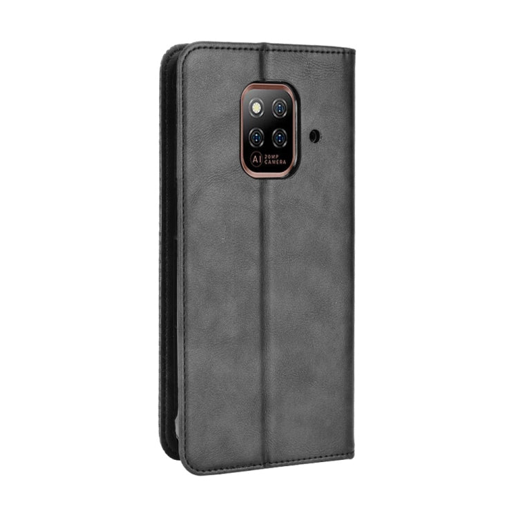 For Ulefone Power Armor 14 / 14 Pro Magnetic Buckle Retro Texture Leather Phone Case(Black) - Ulefone Cases by PMC Jewellery | Online Shopping South Africa | PMC Jewellery | Buy Now Pay Later Mobicred