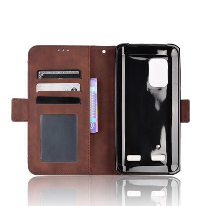 For Ulefone Armor X10 / X10 Pro Skin Feel Calf Texture Card Slots Leather Phone Case(Brown) - Ulefone Cases by PMC Jewellery | Online Shopping South Africa | PMC Jewellery | Buy Now Pay Later Mobicred