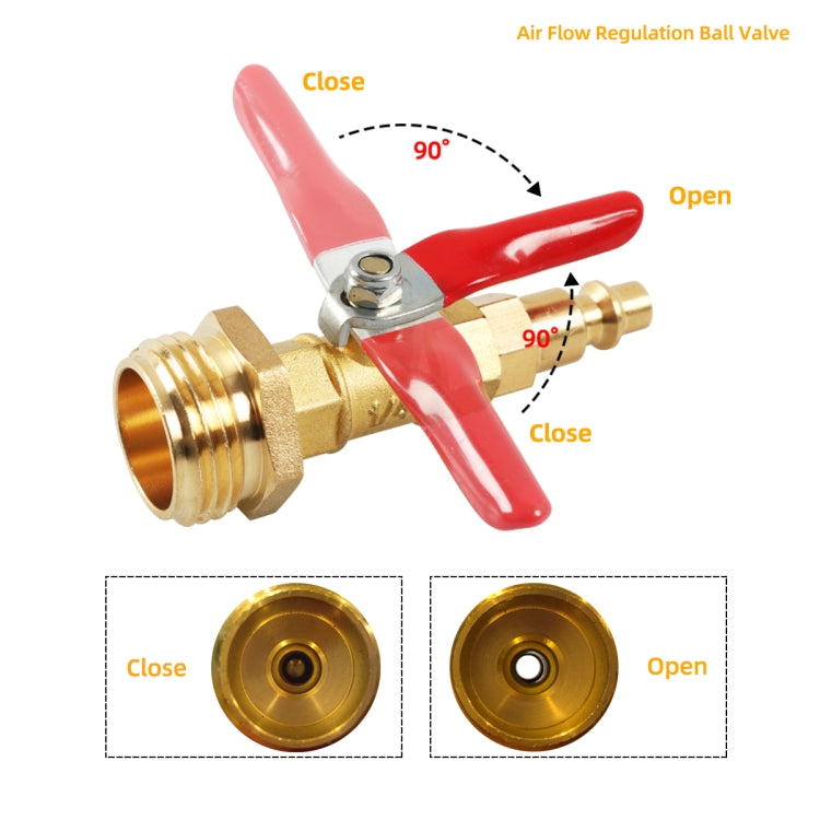 A6861 RV Male 1/4 Drain Fitting Adapter with Storage Bag - Tank Covers by PMC TechLife | Online Shopping South Africa | PMC TechLife | Buy Now Pay Later Mobicred