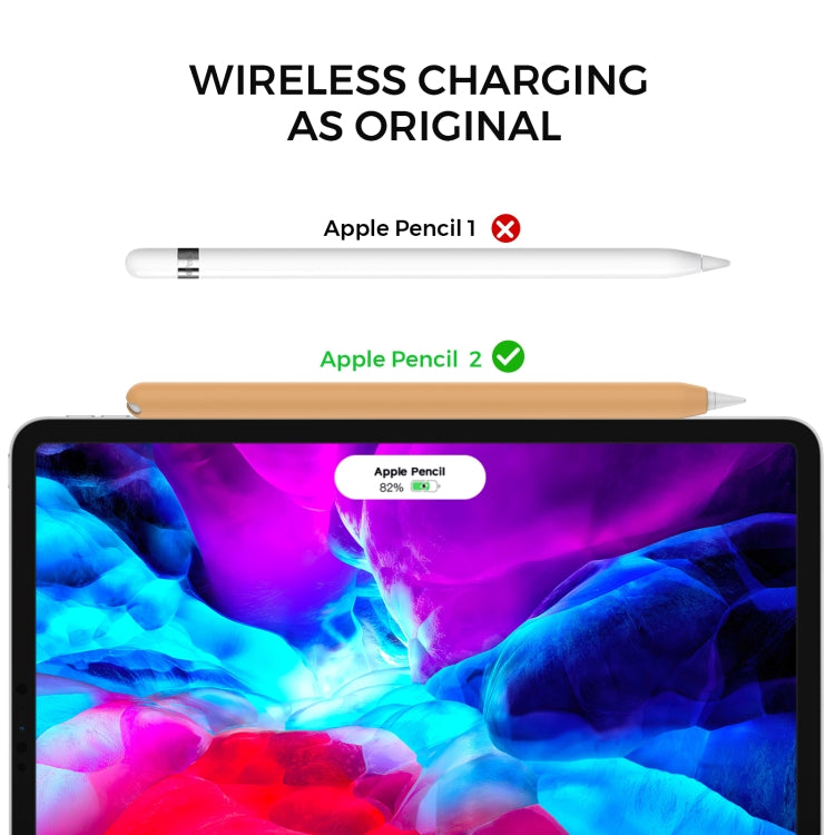 DUX DUCIS Stoyobe Ultra-thin Silicone Protective Case for Apple Pencil Pro / 2(Orange) - free shipping - PMC Jewellery - Order now!