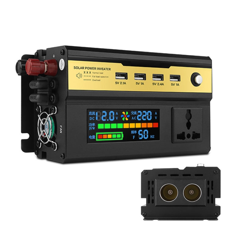 8896 500W Car Smart Multi-functional Digital Display Inverter, Specification:12V - Modified Square Wave by PMC Jewellery | Online Shopping South Africa | PMC Jewellery | Buy Now Pay Later Mobicred