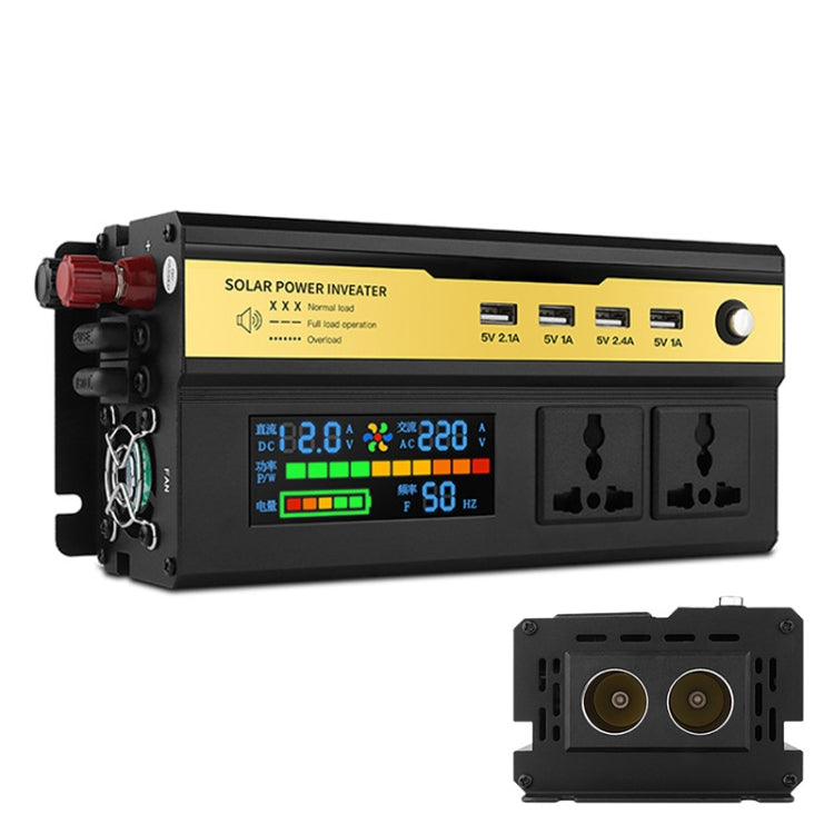 8896 1200W Car Smart Multi-functional Digital Display Inverter, Specification:24V - Modified Square Wave by PMC TechLife | Online Shopping South Africa | PMC TechLife | Buy Now Pay Later Mobicred