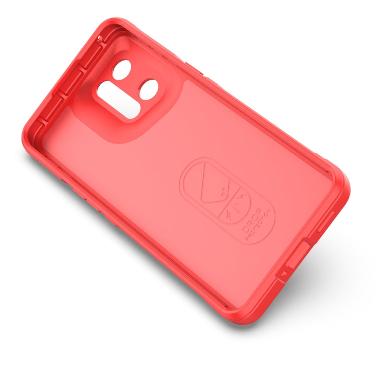 For OPPO Find X5 Pro Magic Shield TPU + Flannel Phone Case(Black) - OPPO Cases by PMC TechLife | Online Shopping South Africa | PMC TechLife