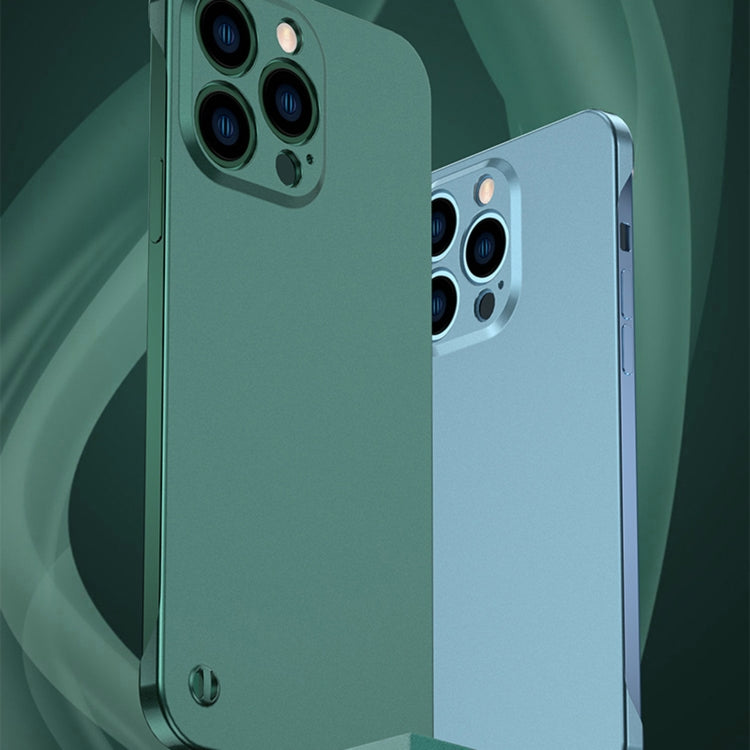 For iPhone 11 Pro Electroplating Frosted Frameless Phone Case (Blue) - free shipping - PMC Jewellery - Order now!