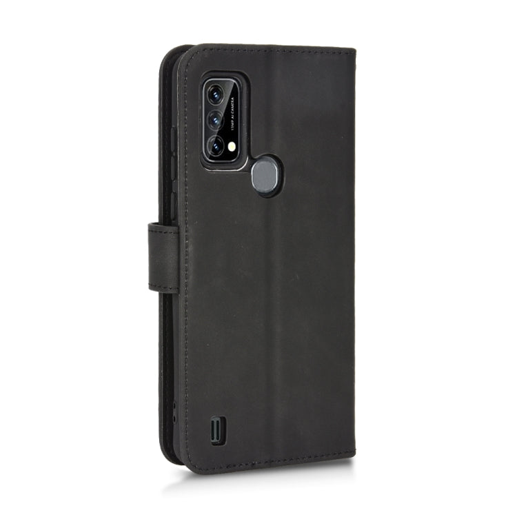 For Blackview A50 Skin Feel Magnetic Flip Leather Phone Case(Black) - More Brand by PMC TechLife | Online Shopping South Africa | PMC TechLife | Buy Now Pay Later Mobicred