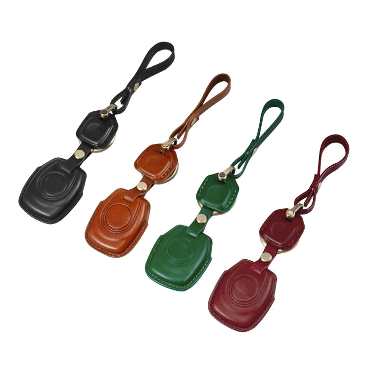 HP-A009 Motorcycle Cowhide Leather Induction Key Protective Cover for Harley Sportster S(Green) - Bags & Luggages by PMC TechLife | Online Shopping South Africa | PMC TechLife | Buy Now Pay Later Mobicred