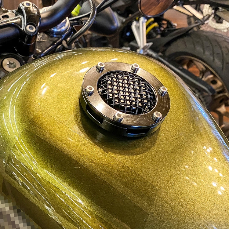 HP-Q088 Retro Motorcycle Modified Fuel Tank Cap for Harley XL883 / X48(Red Bronze) - Replacement Parts by PMC TechLife | Online Shopping South Africa | PMC TechLife | Buy Now Pay Later Mobicred