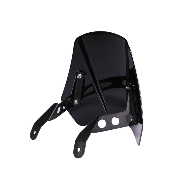 HP-DF016-B Motorcycle Front Windshield for Benelli Leoncino Trail 250(Black) - Others by PMC TechLife | Online Shopping South Africa | PMC TechLife | Buy Now Pay Later Mobicred