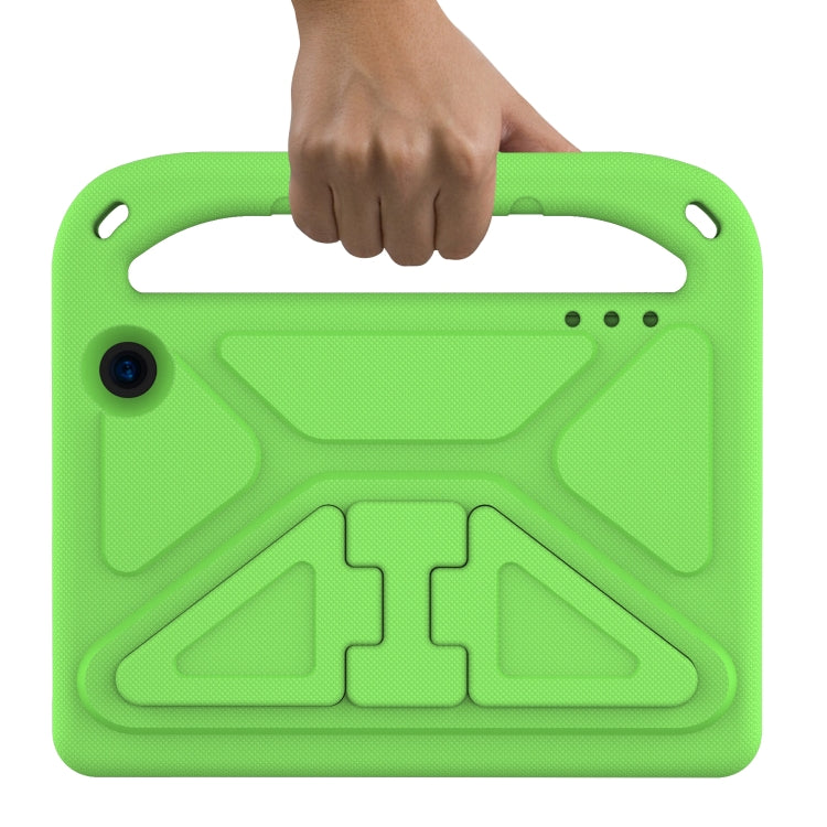 For Amazon Fire 7 2022 Handle EVA Shockproof Tablet Case with Triangle Holder(Green) - Amazon by PMC TechLife | Online Shopping South Africa | PMC TechLife | Buy Now Pay Later Mobicred